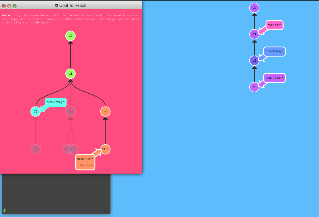 
                Learn Git Branching we page
              